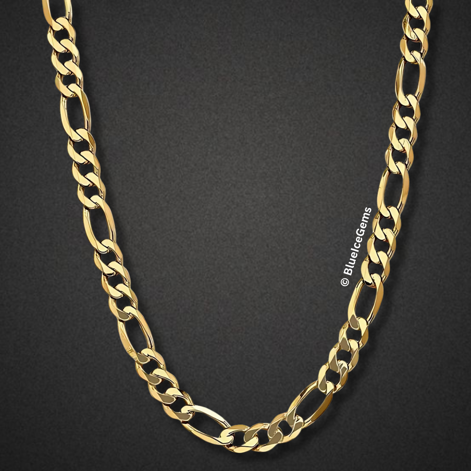 The "Classic Figaro" Solid Gold Chain