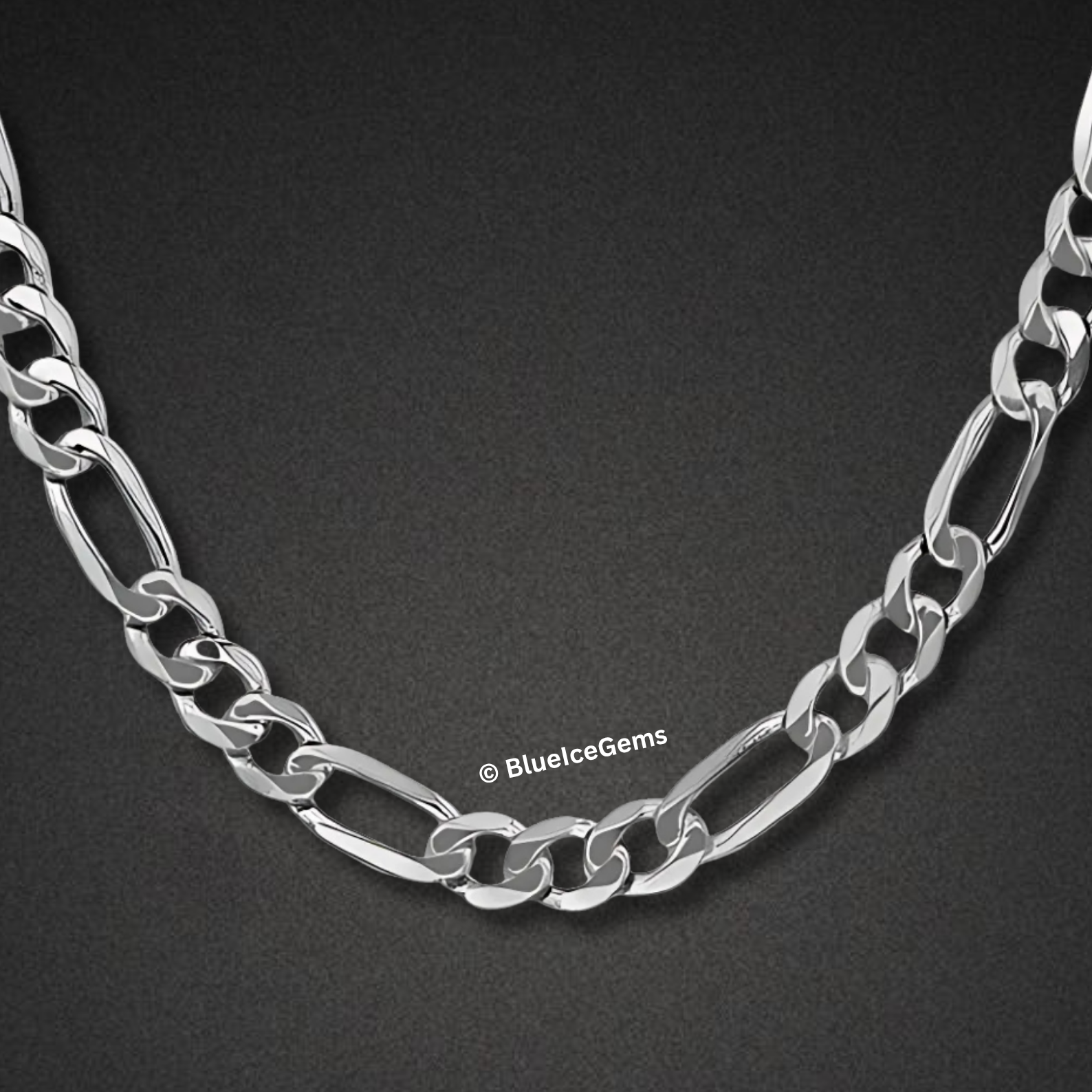 The "Classic Figaro" Silver Chain