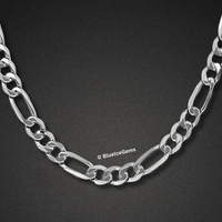 The "Classic Figaro" Silver Chain