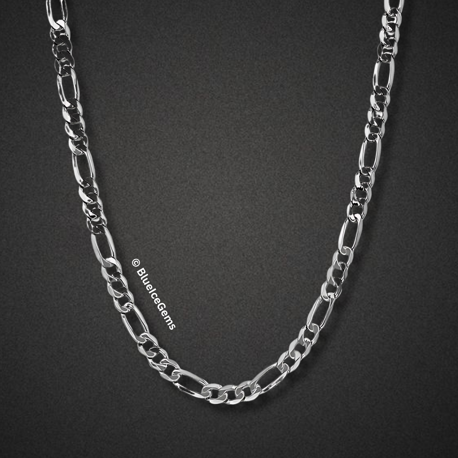 The "Classic Figaro" Silver Chain