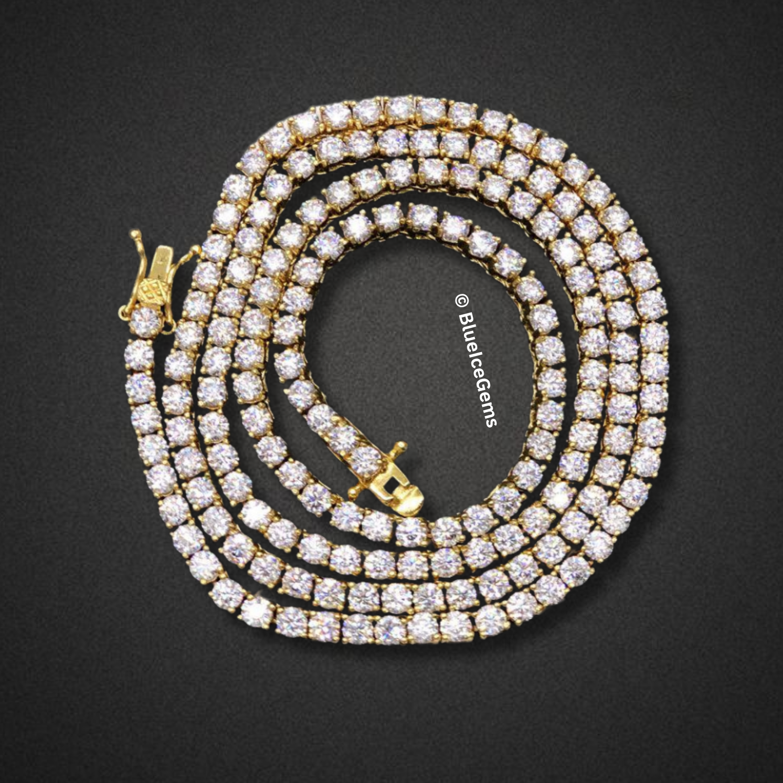 The "Unbroken Fire" Diamond Tennis Chain