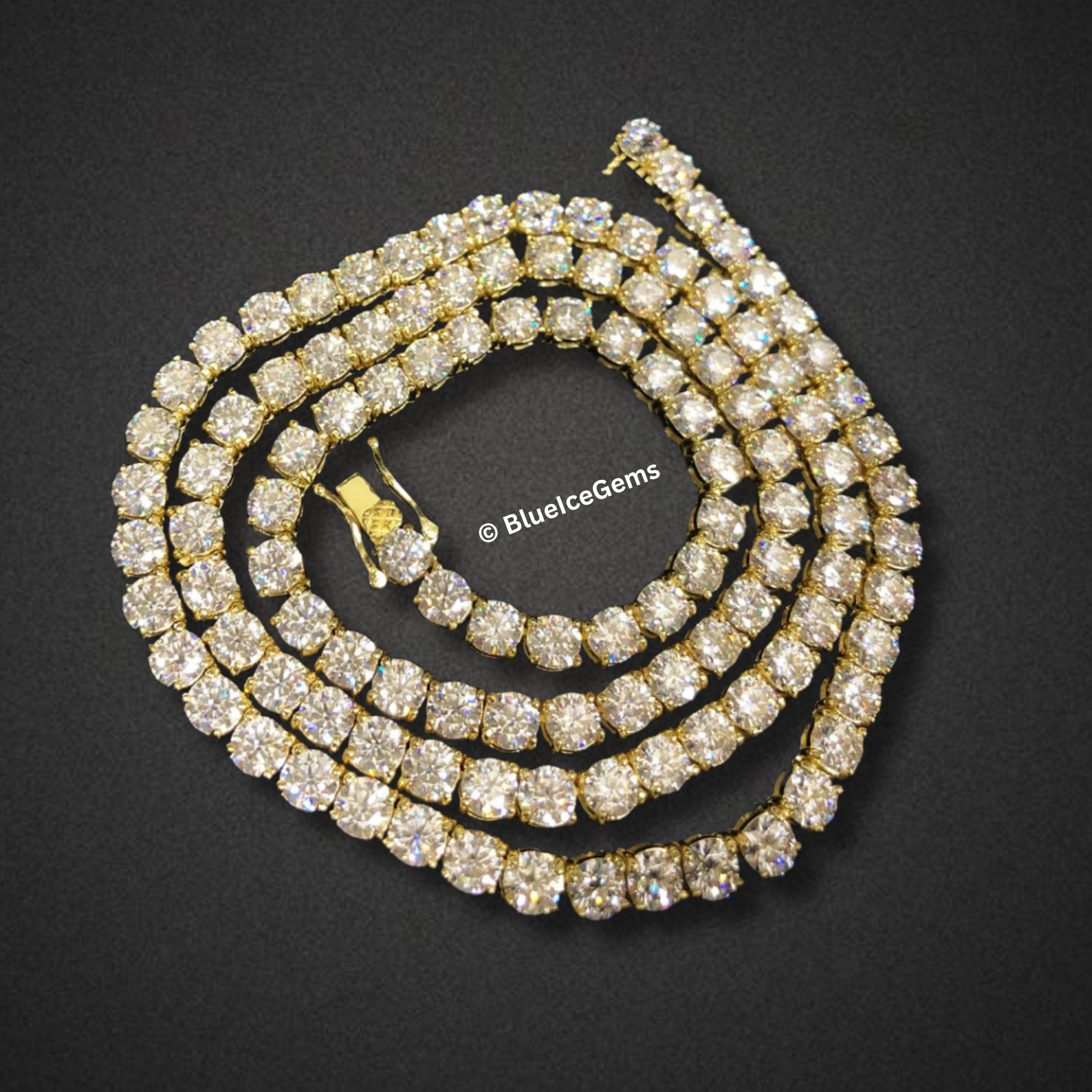 The "Unbroken Fire" Diamond Tennis Chain