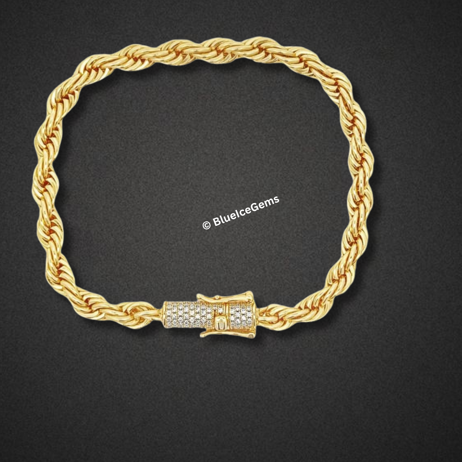 The "Icy Twist" Rope Diamond Chain