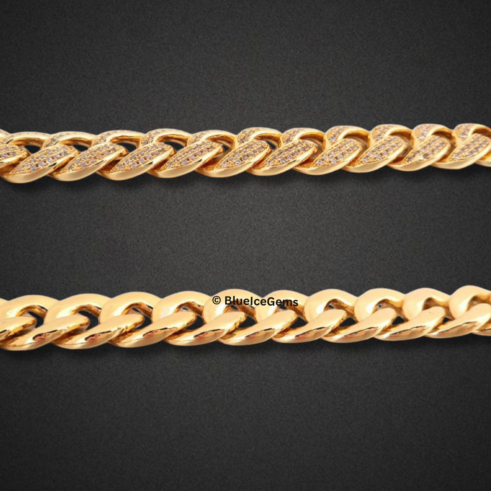 The "Heavyweight Iced Out" Cuban Chain