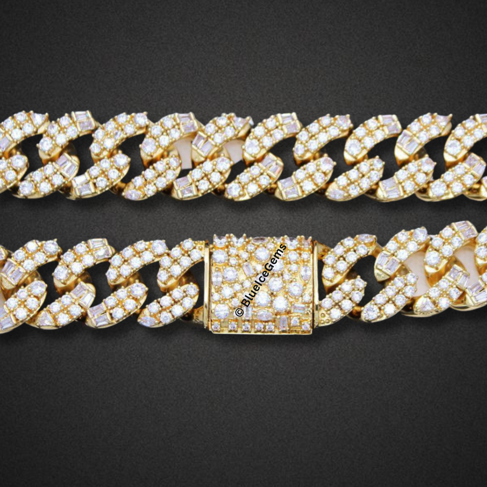 The "Multi-Cut Masterpiece" Diamond Cuban Chain