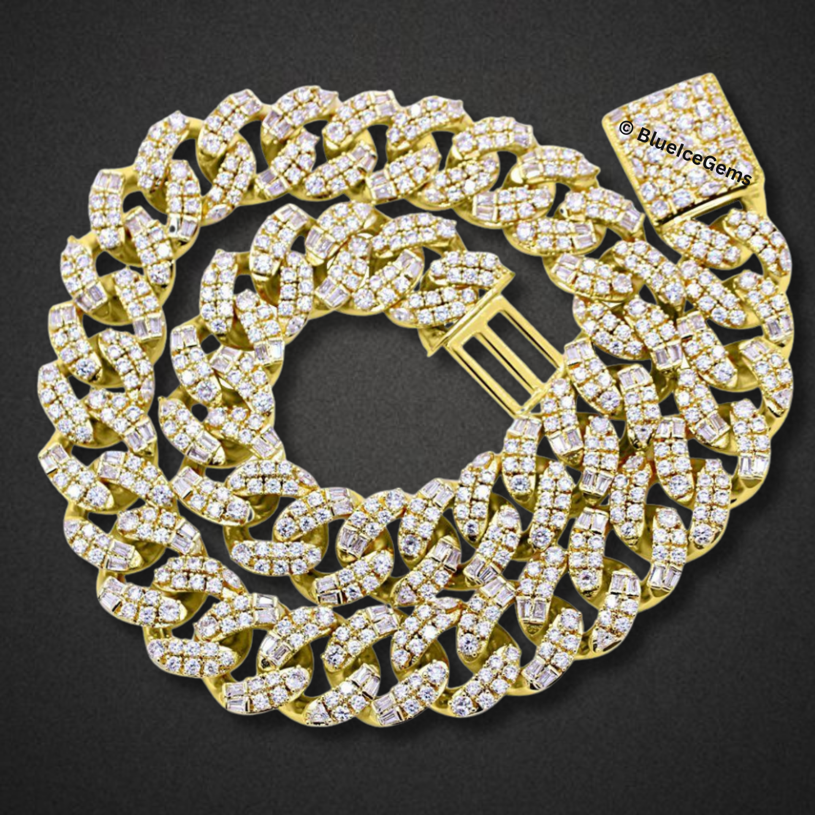 The "Multi-Cut Masterpiece" Diamond Cuban Chain