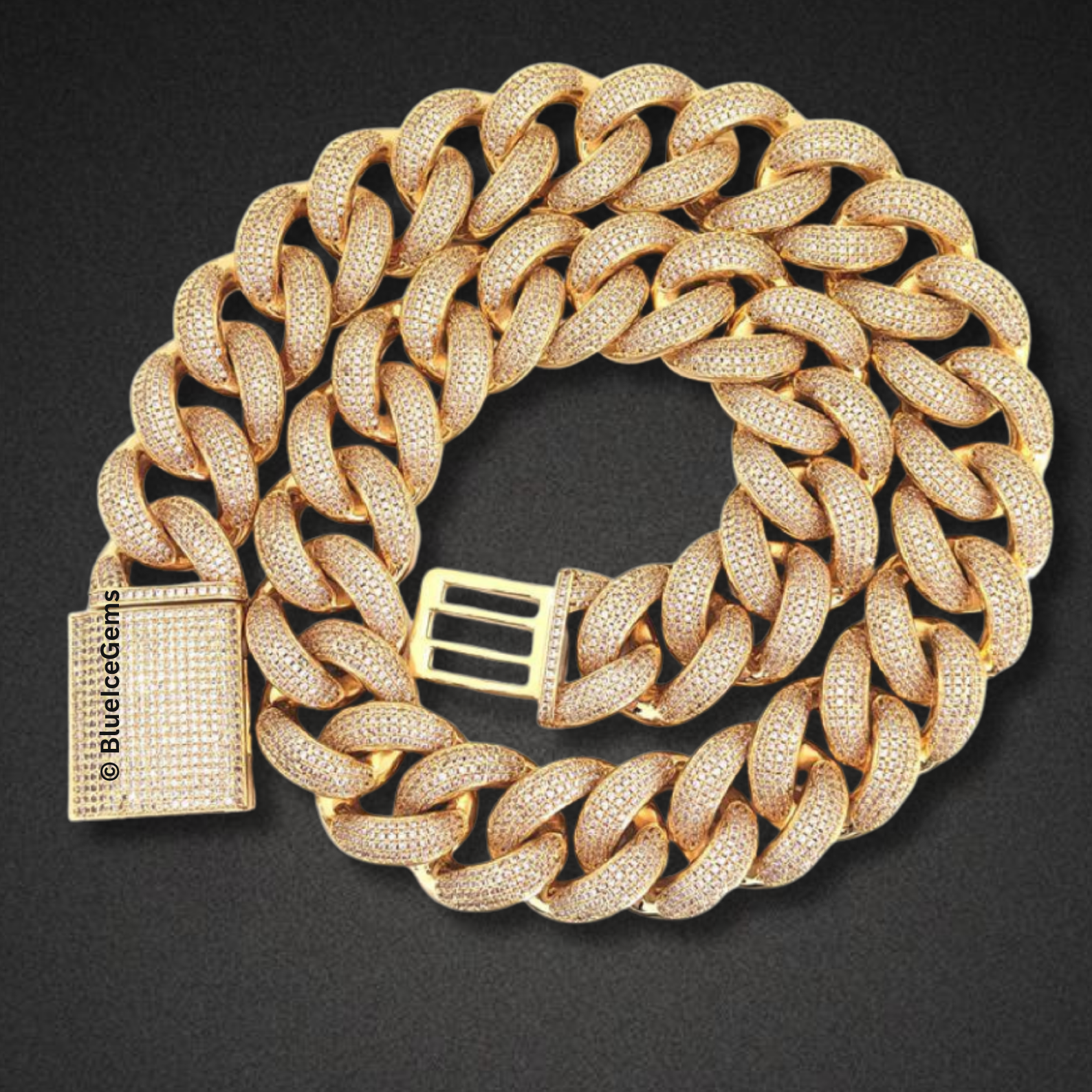 The "Unapologetic Drip" Diamond Cuban Chain