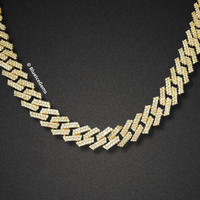 The "Raptor Iced Out" Gold Chain