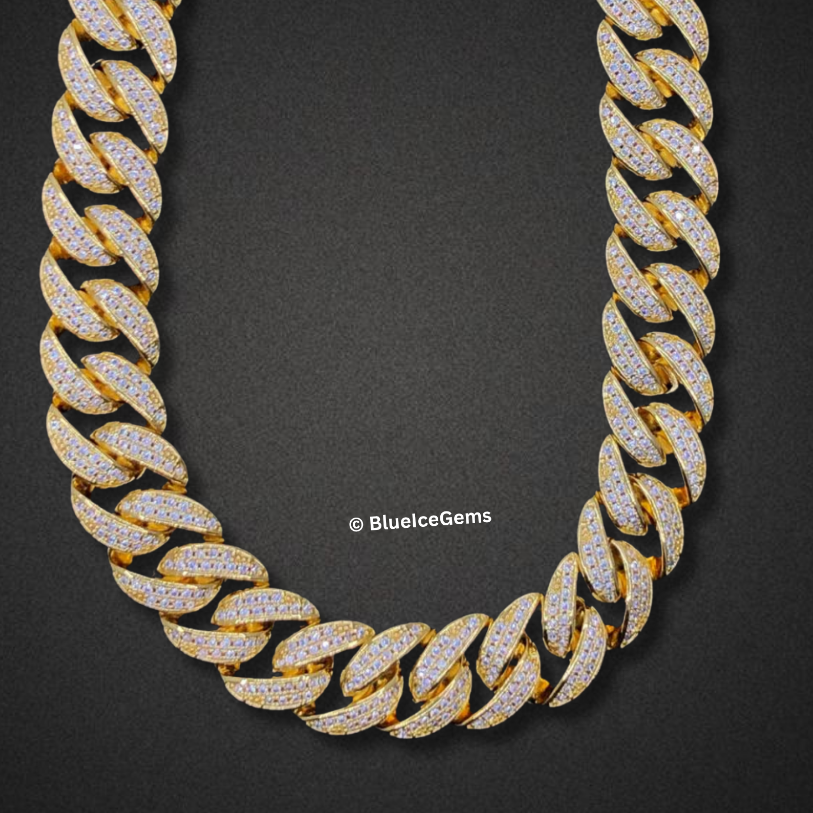 The "Unrivaled Ice" Diamond Cuban Chain