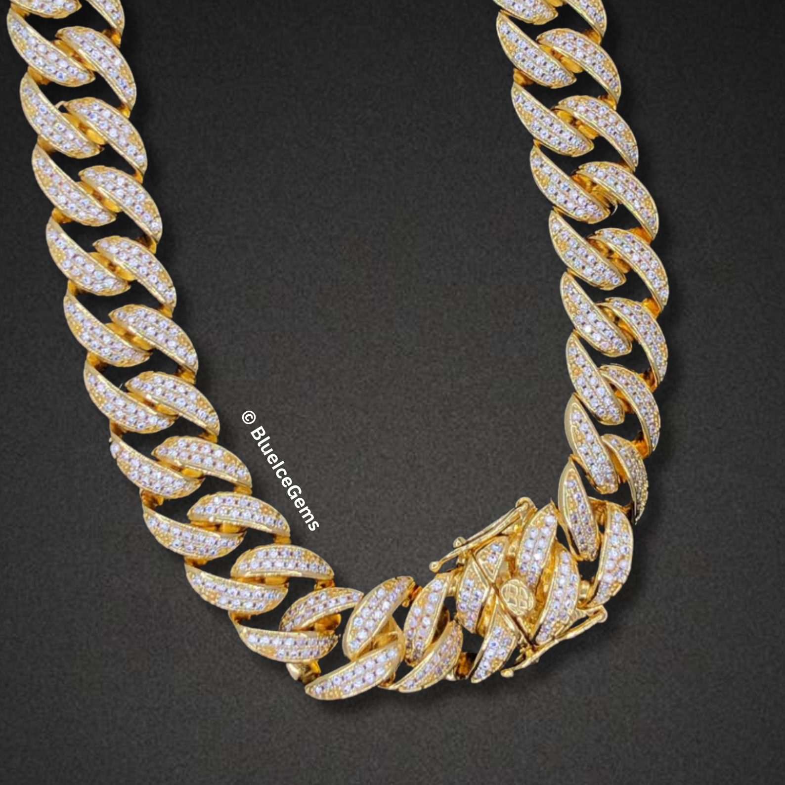 The "Unrivaled Ice" Diamond Cuban Chain