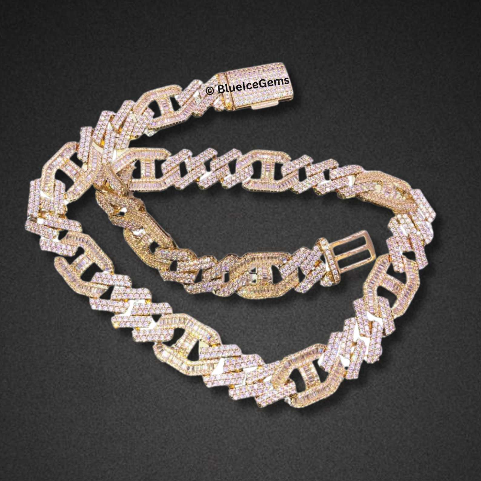The "Unapologetic Drip" Diamond Mariner Chain