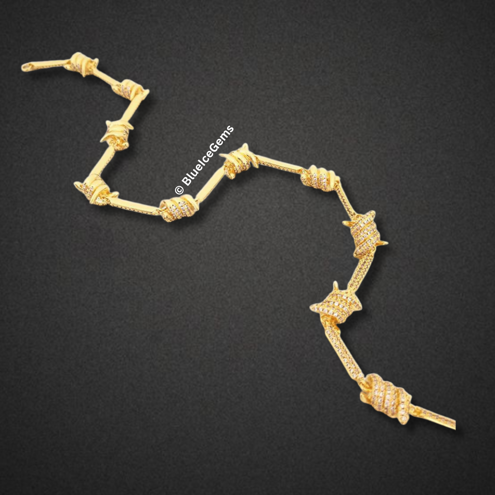 The "Barbed Wire" Diamond Chain