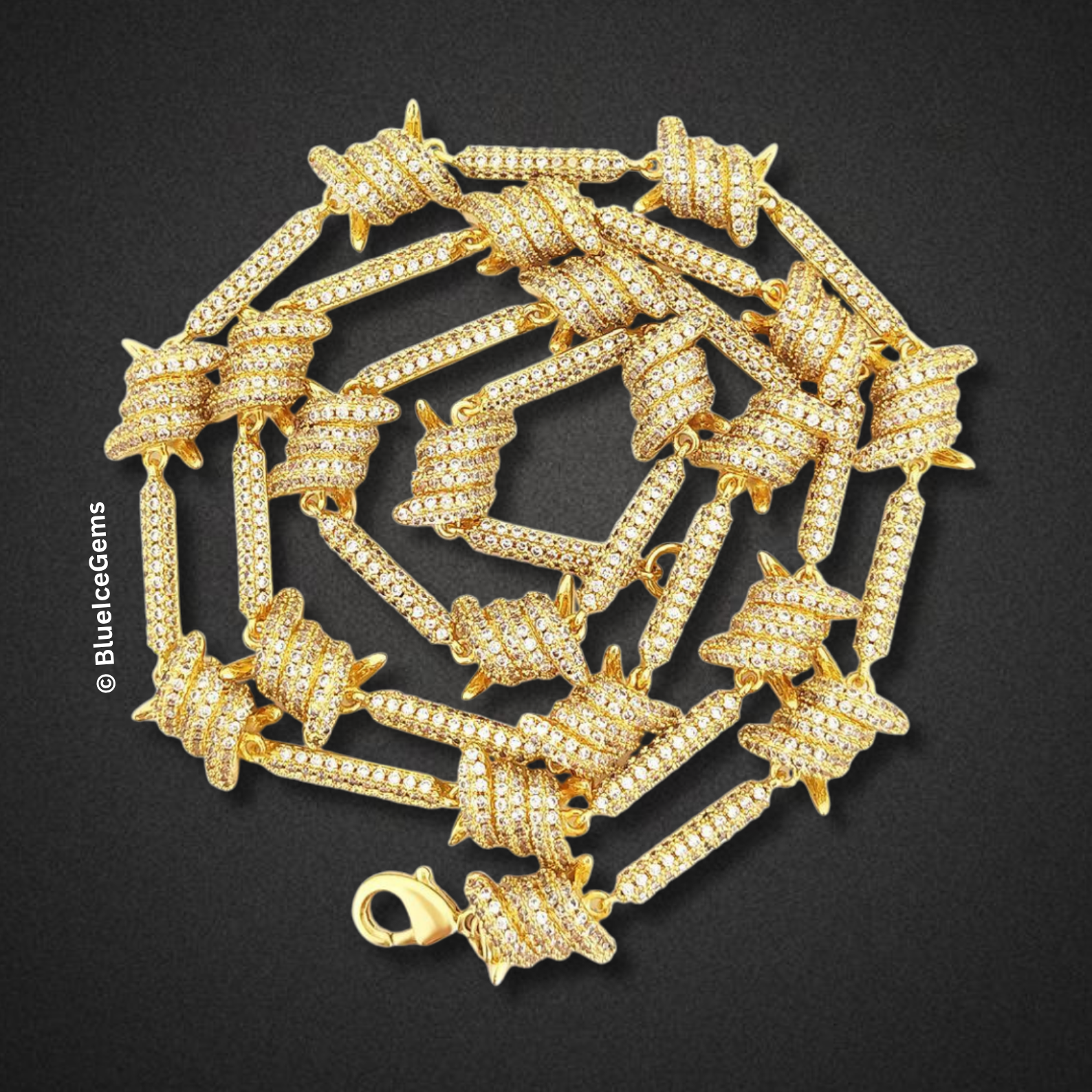The "Barbed Wire" Diamond Chain