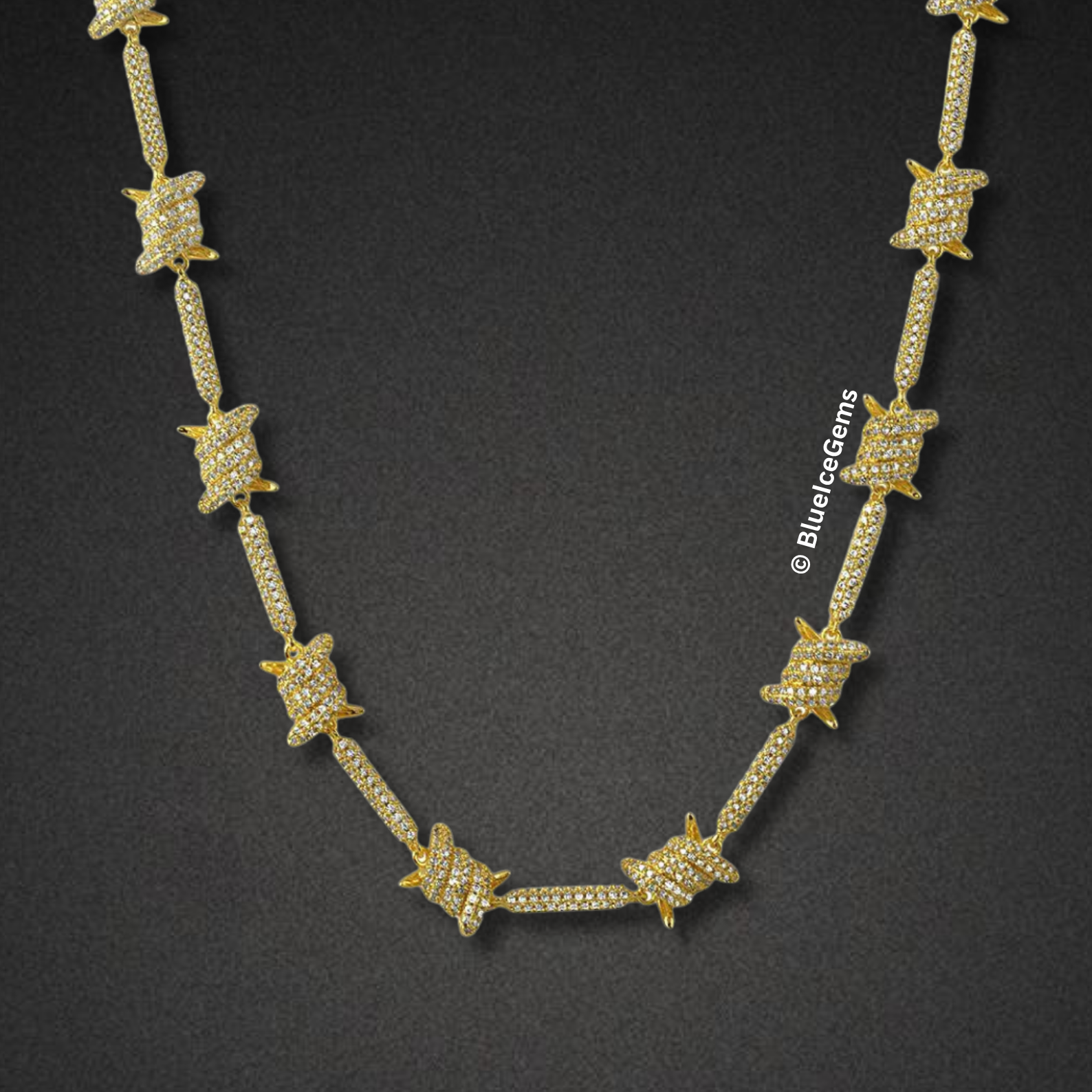 The "Barbed Wire" Diamond Chain