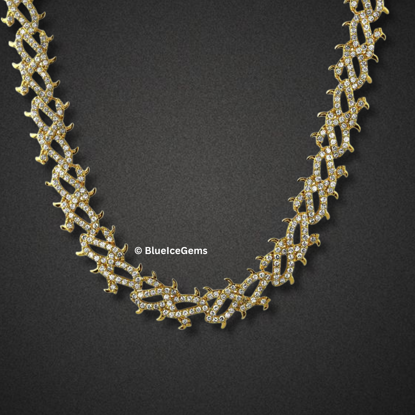 The "Ice Thorn" Diamond Chain