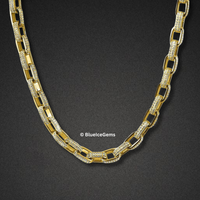 The "Iced Out Phantom" Link Chain