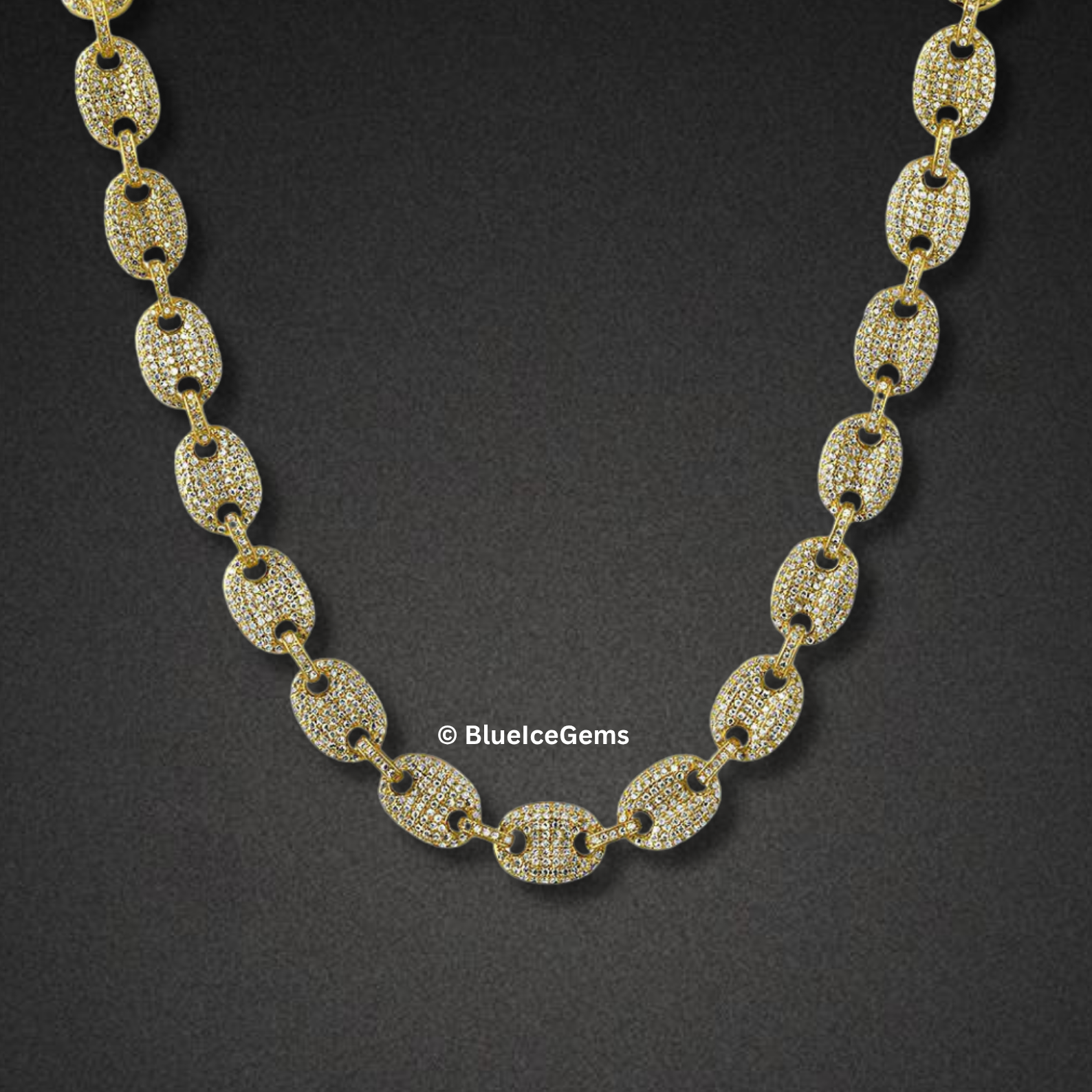 The "Iced Out Goutte" Diamond Chain