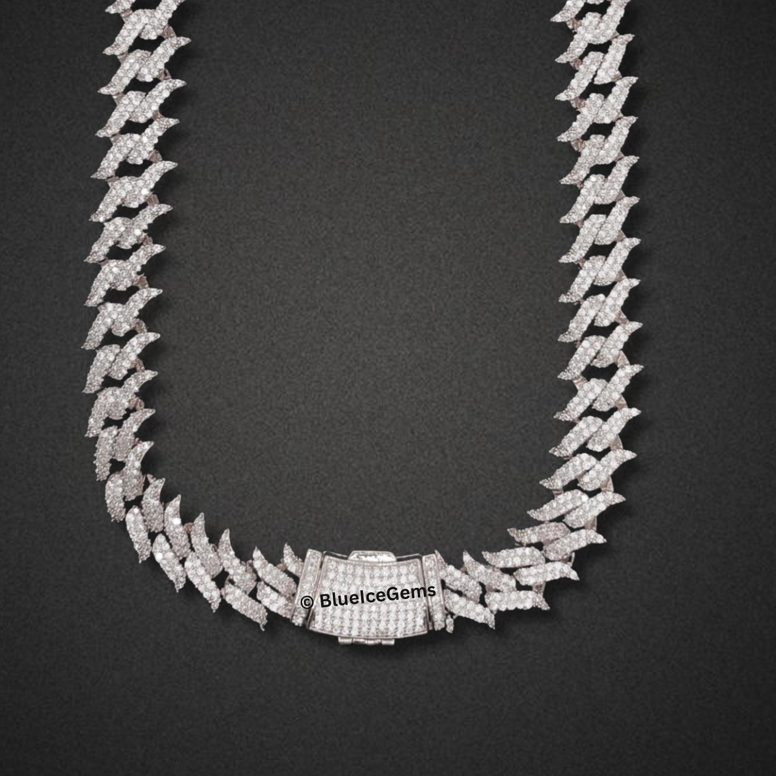 The "Raptor Iced Out" Rose Gold Chain