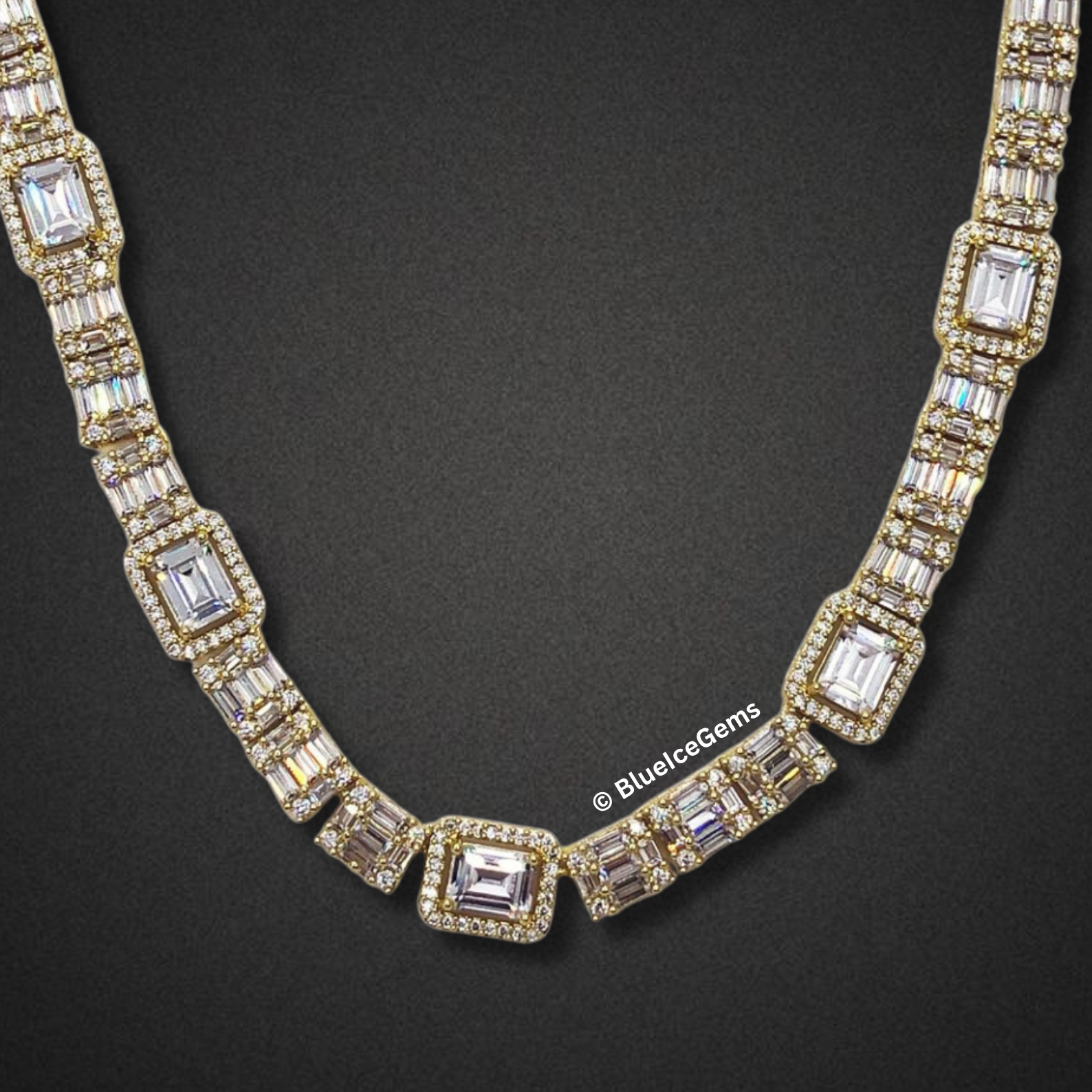 The "Grandeur Glow" Diamond Tennis Chain