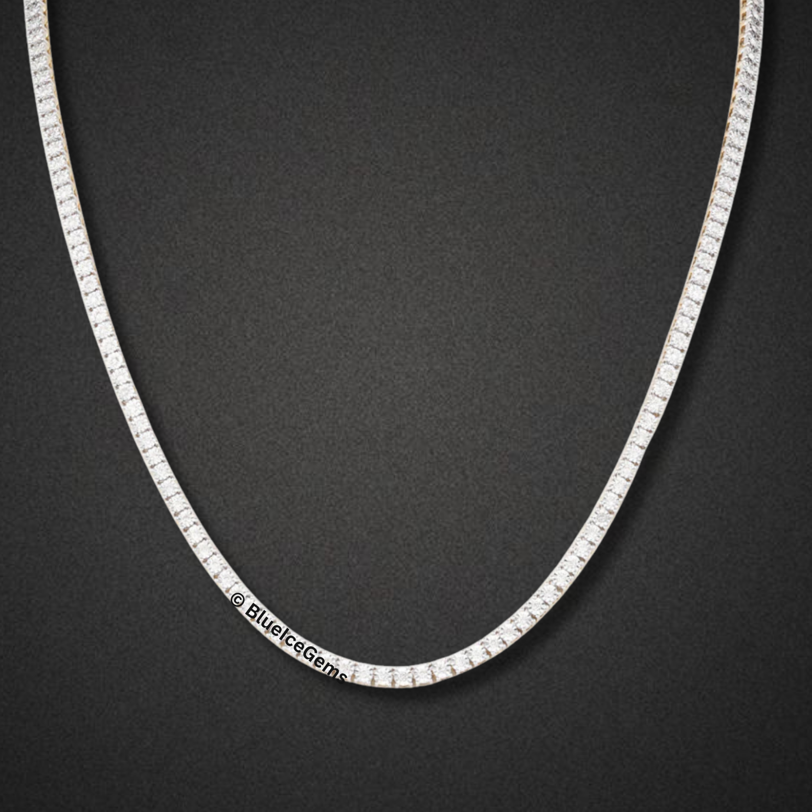 The "Unbroken Fire" Diamond Tennis Chain