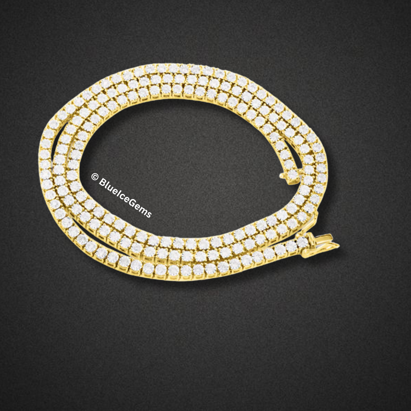The "Unbroken Fire" Diamond Tennis Chain