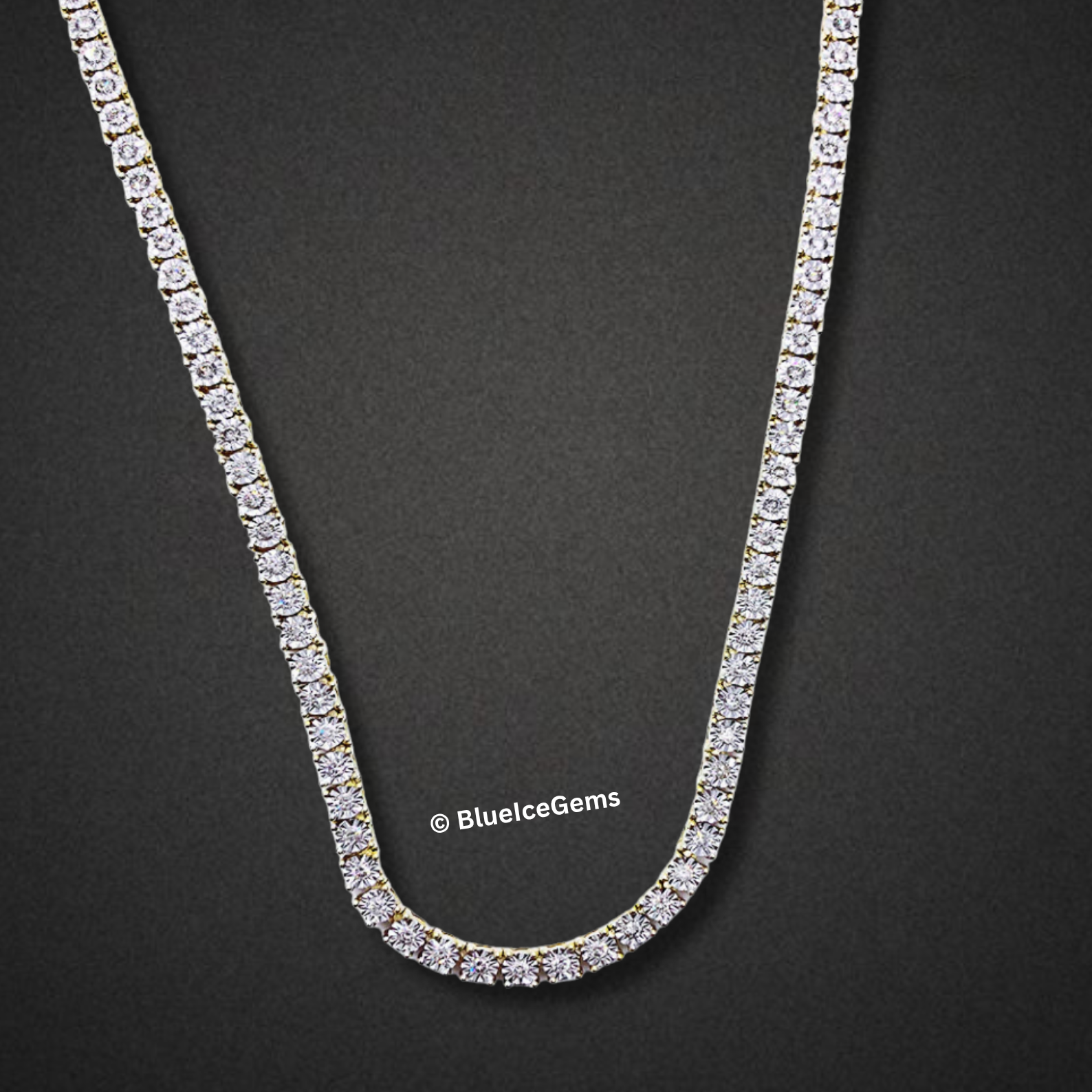 The "Unbroken Fire" Diamond Tennis Chain