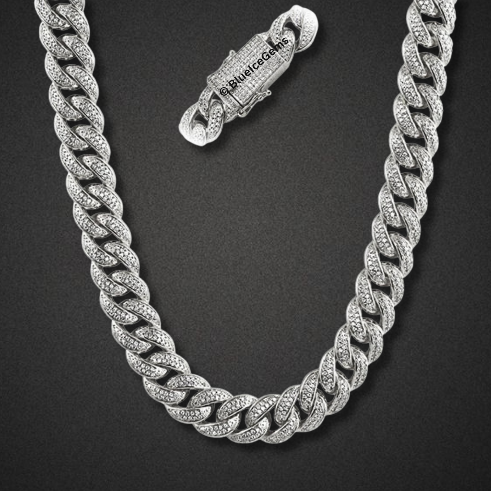 The "Unrivaled Ice" Diamond Cuban Chain