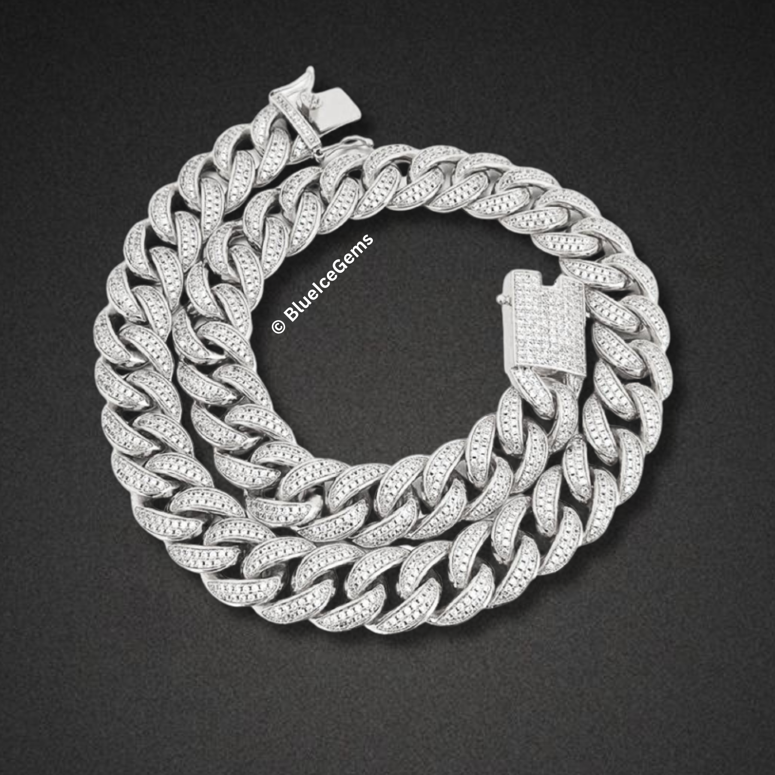 The "Unrivaled Ice" Diamond Cuban Chain