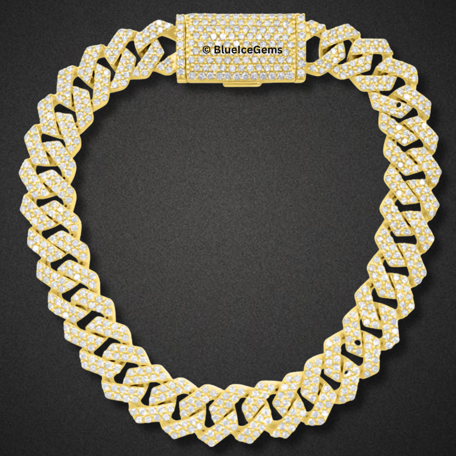 The "Heavyweight Iced Out" Cuban Chain