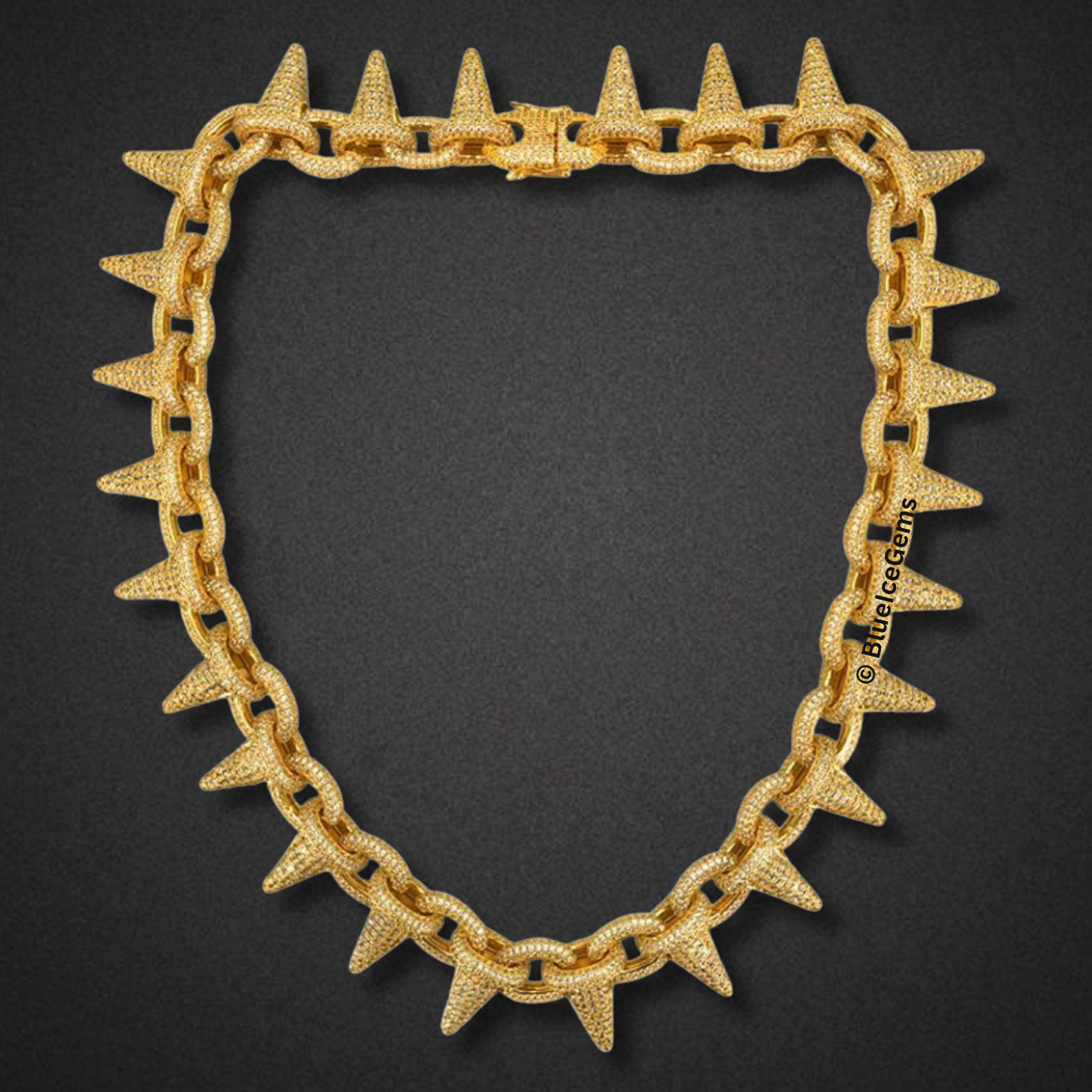 The "Spike Out" Diamond Chain
