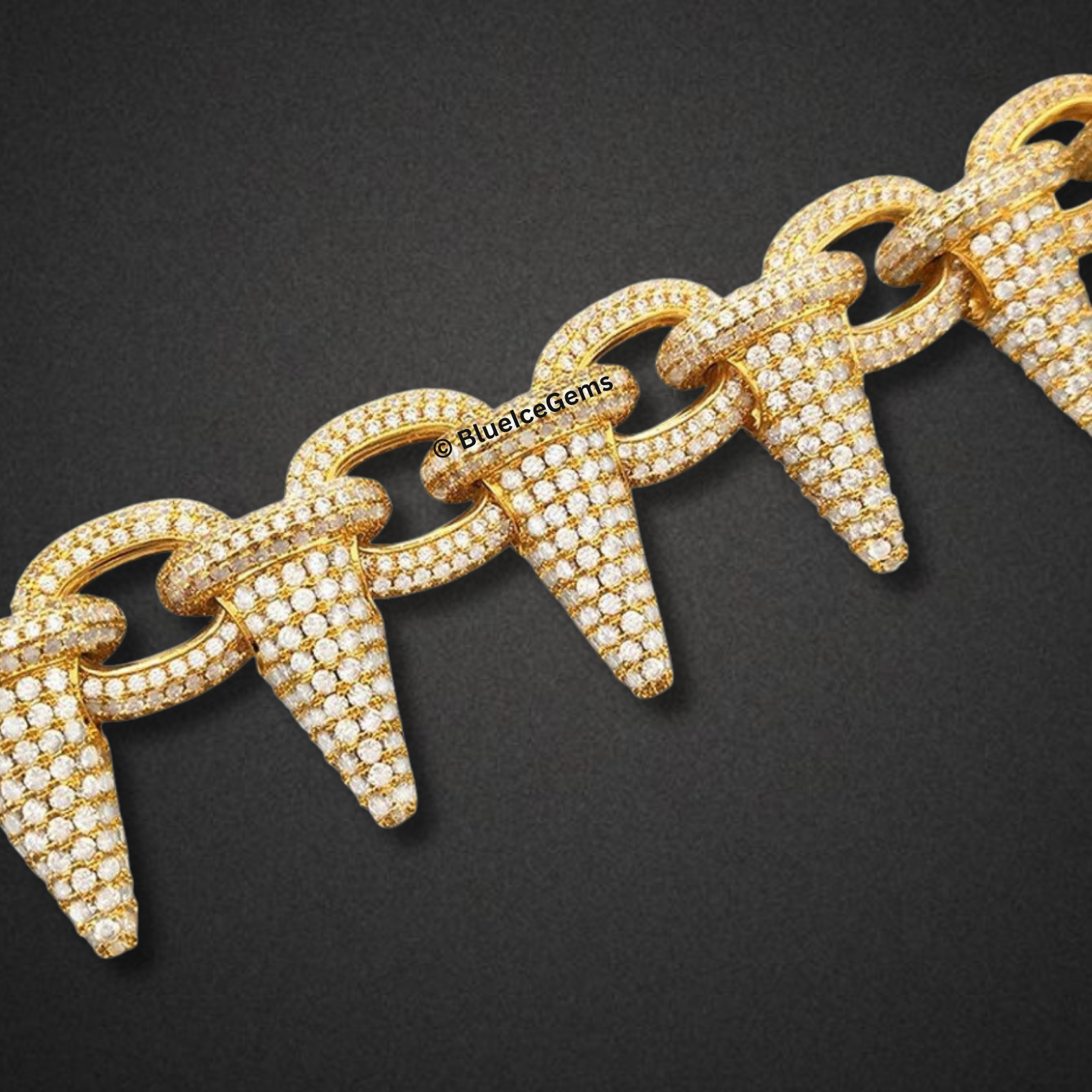 The "Spike Out" Diamond Chain