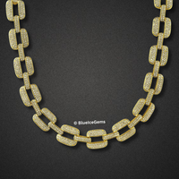 The "Iced Out Phantom" Link Chain