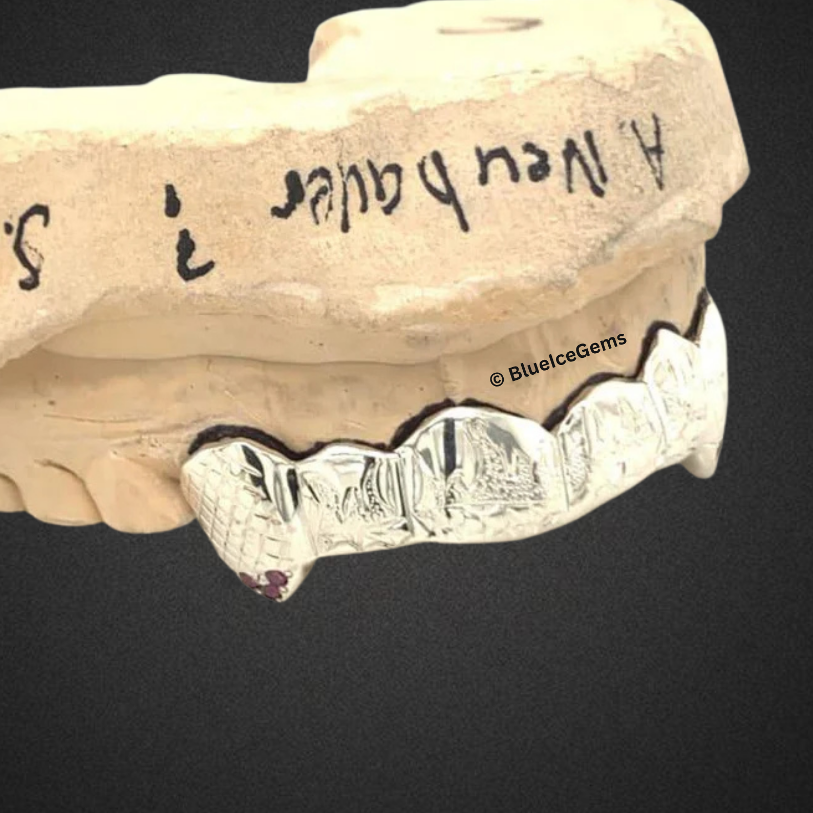 VVS Fang Silver Grillz