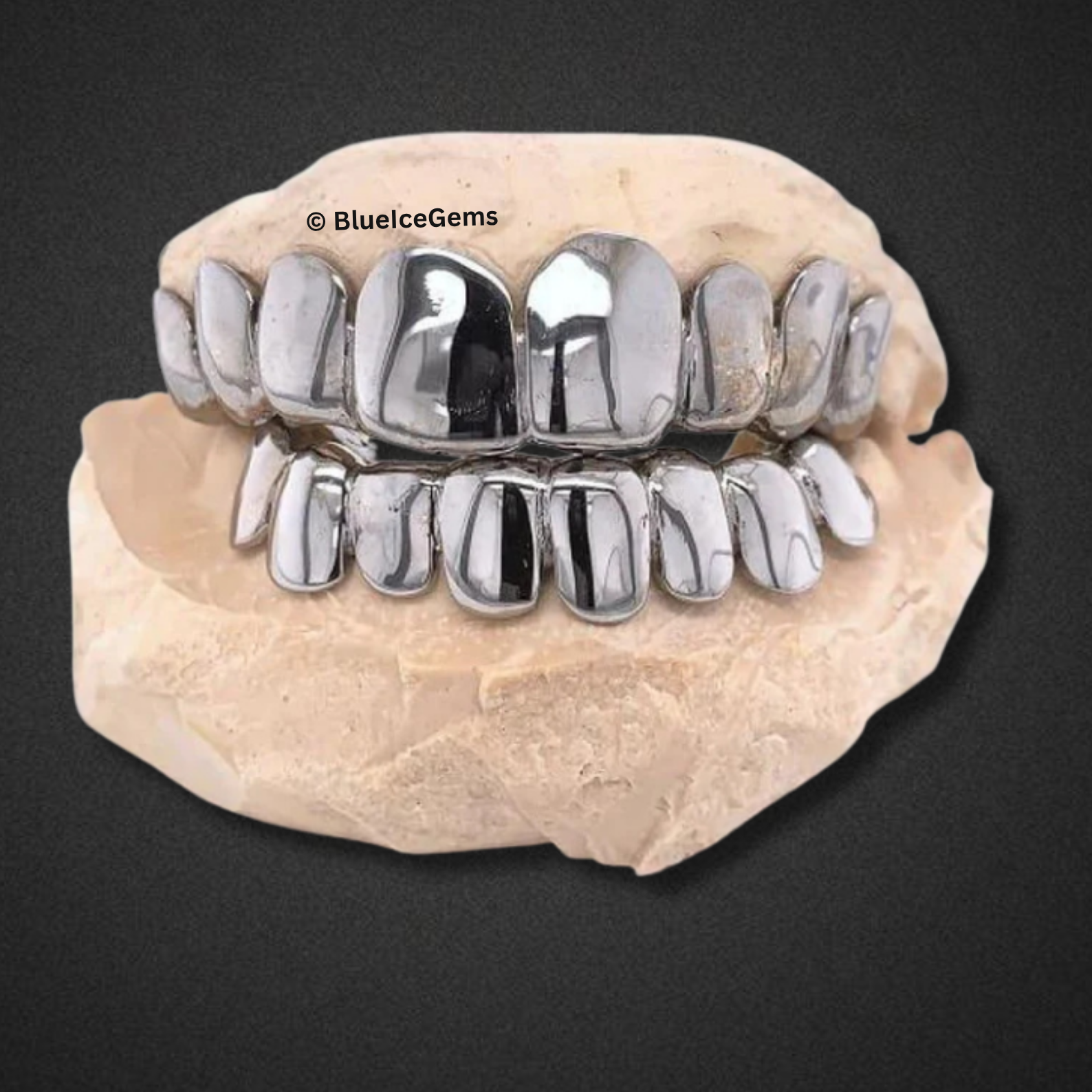Platinum Glacier Full Grillz Set