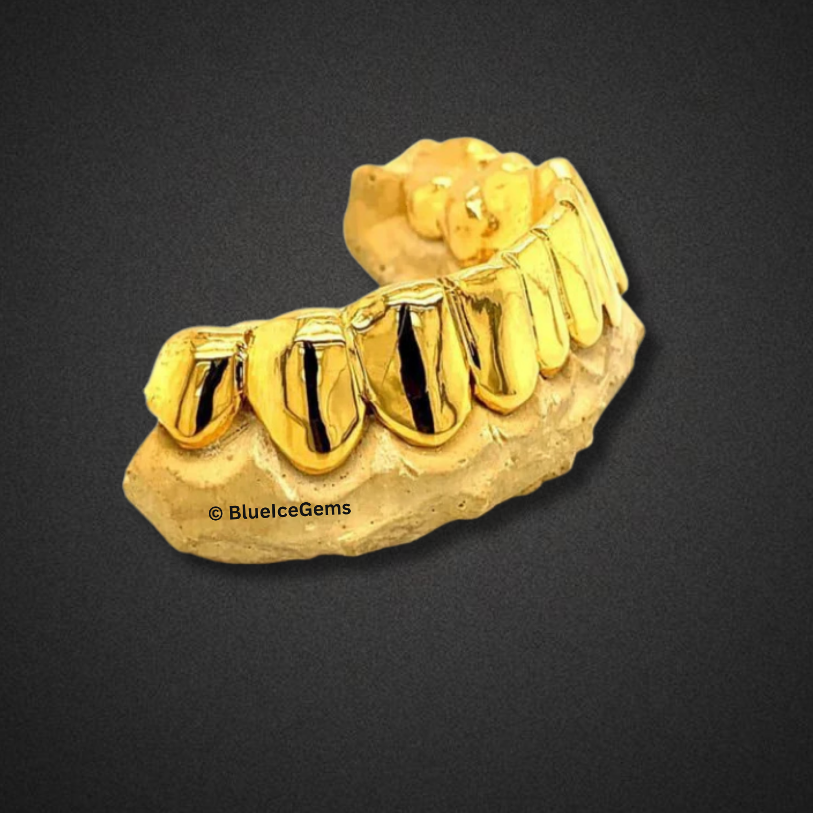 Full Solid 10-Tooth Gold Grillz