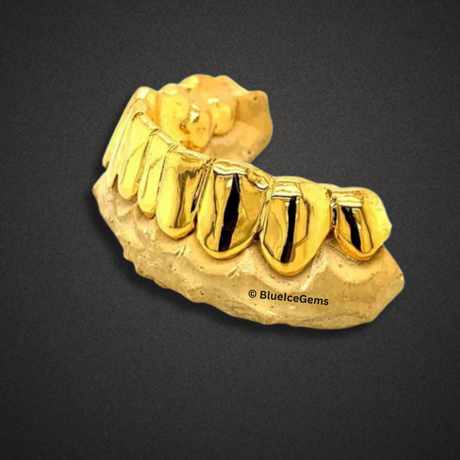 Full Solid 10-Tooth Gold Grillz