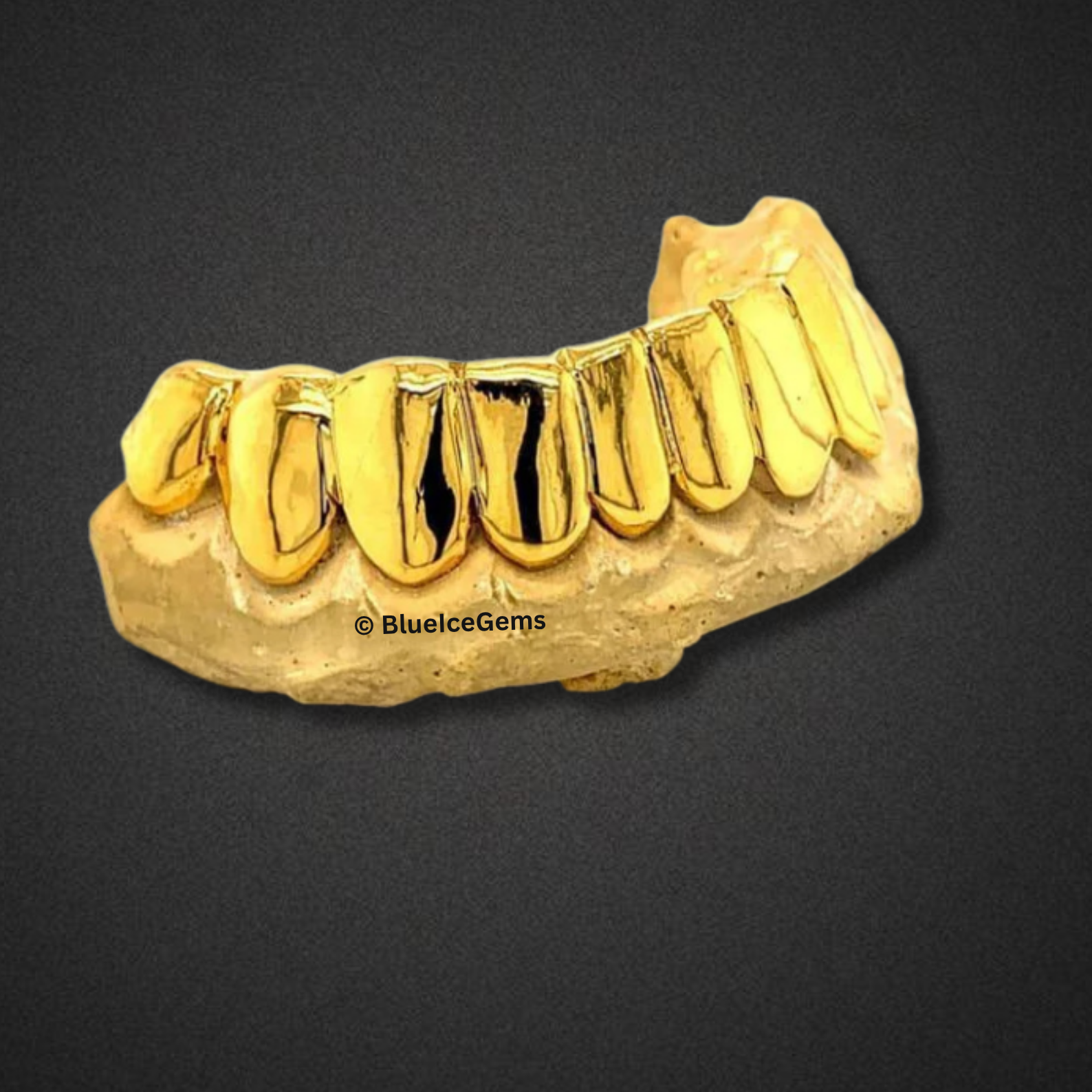 Full Solid 10-Tooth Gold Grillz
