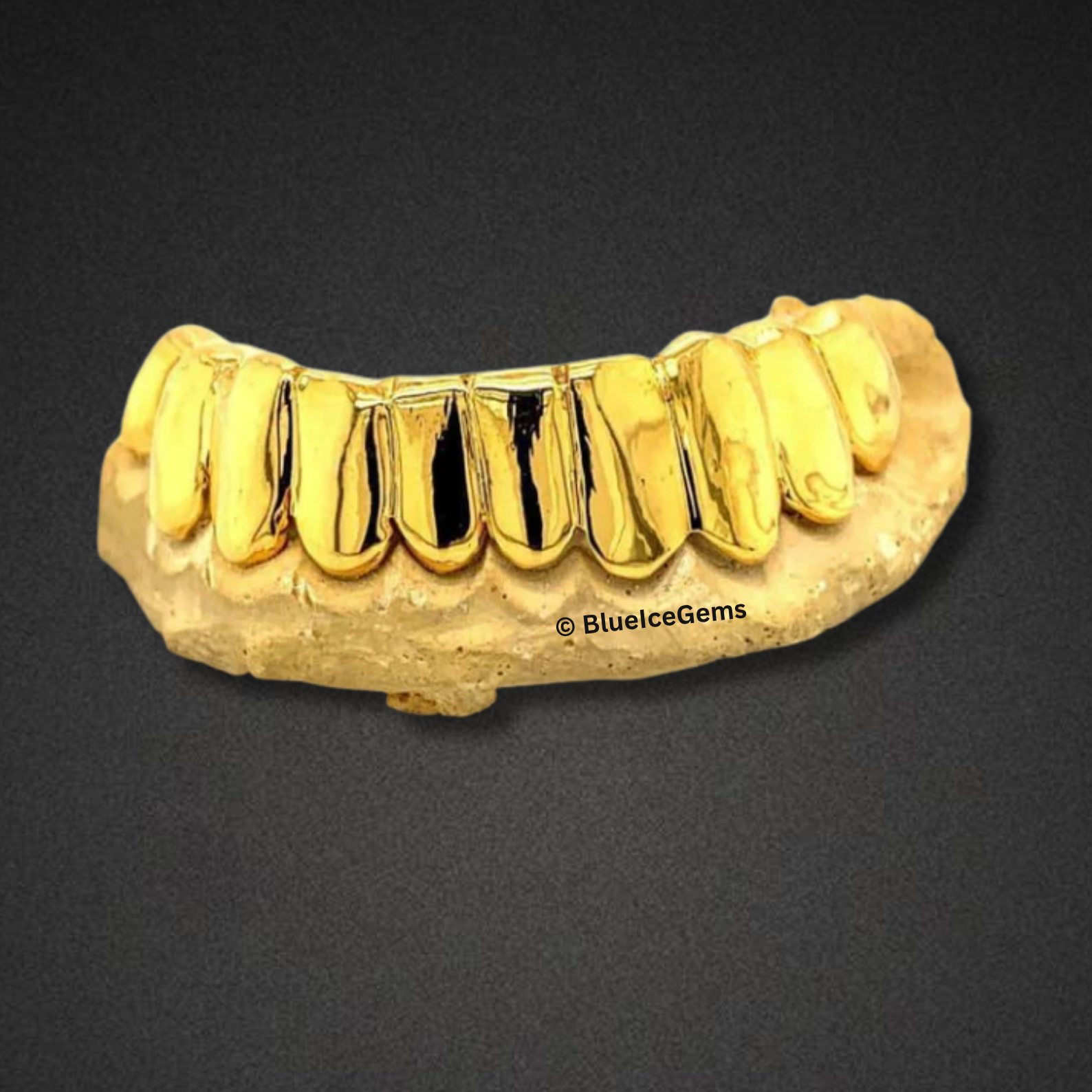 Full Solid 10-Tooth Gold Grillz