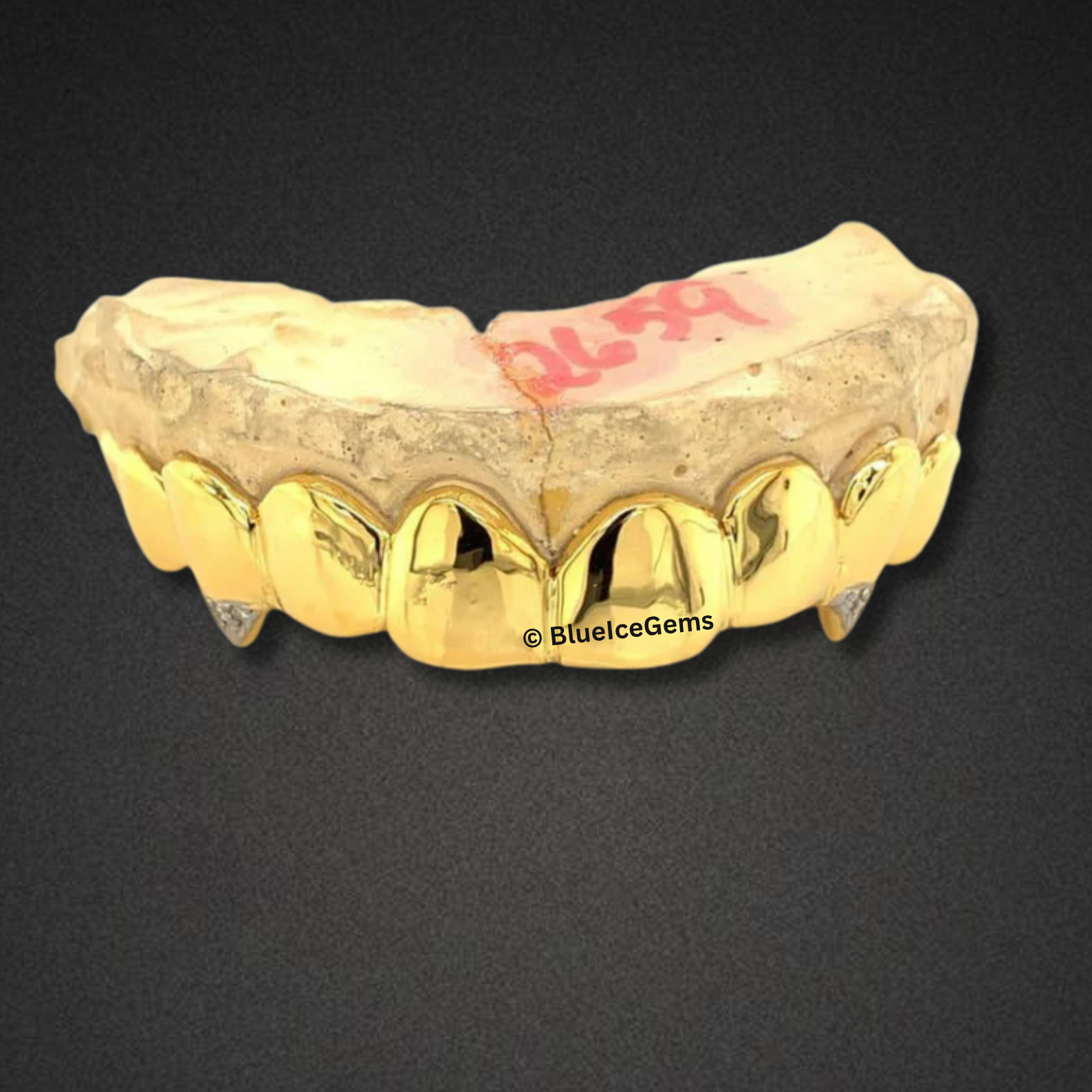 Solid 8-Tooth Gold Grillz