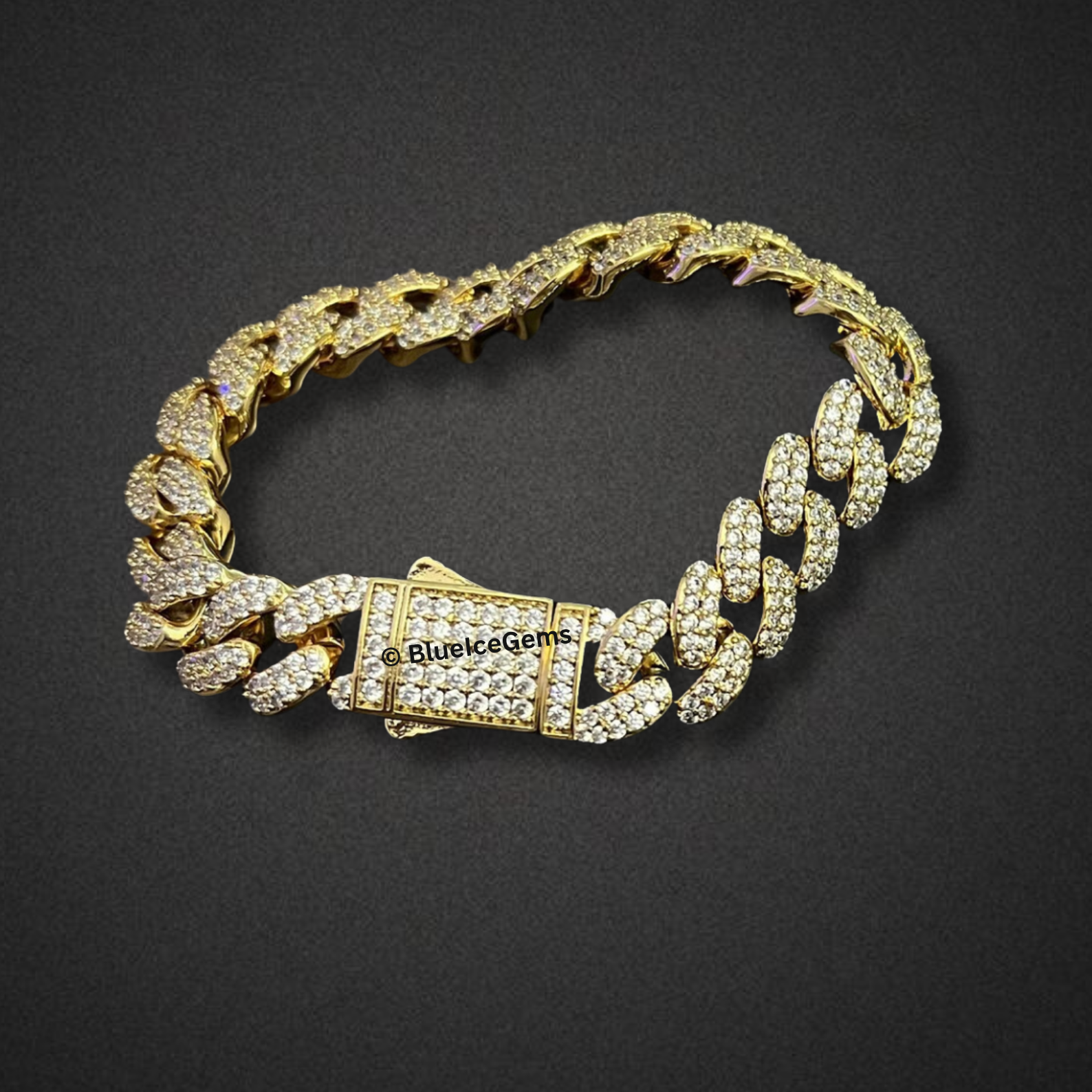 "The Blizzard" Iced-Out Miami Cuban Link Bracelet