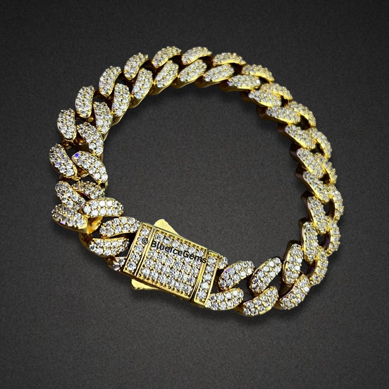 "The Blizzard" Iced-Out Miami Cuban Link Bracelet