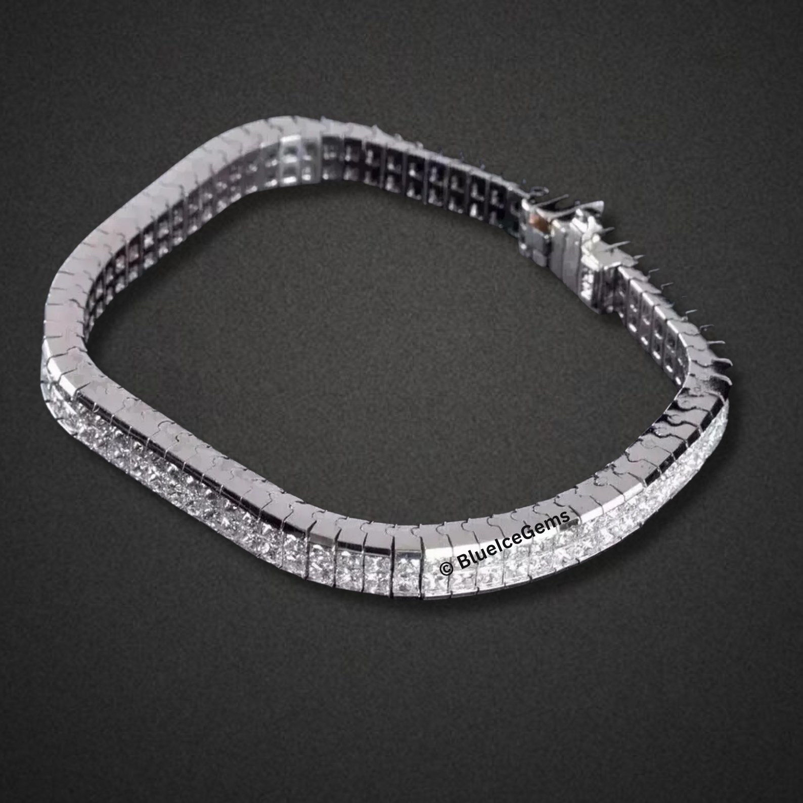 Linear Baguette Diamond Bracelet
