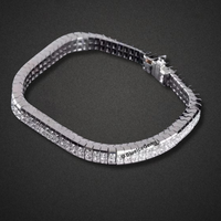 Linear Baguette Diamond Bracelet