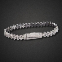 The "Serrated" Iced-Out Diamond Bracelet