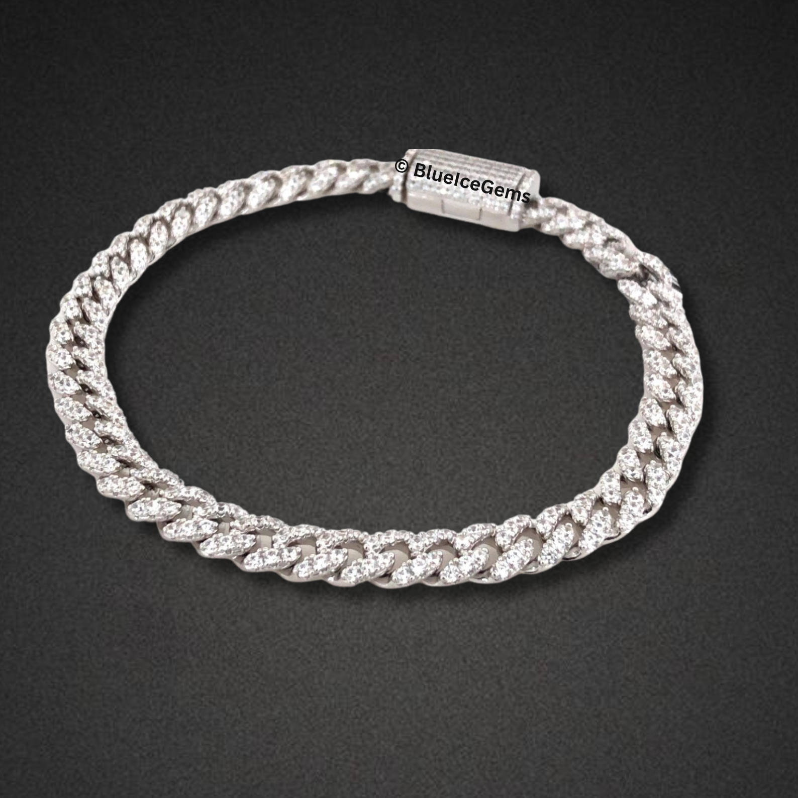 Classic Iced Out Miami Cuban Link Bracelet