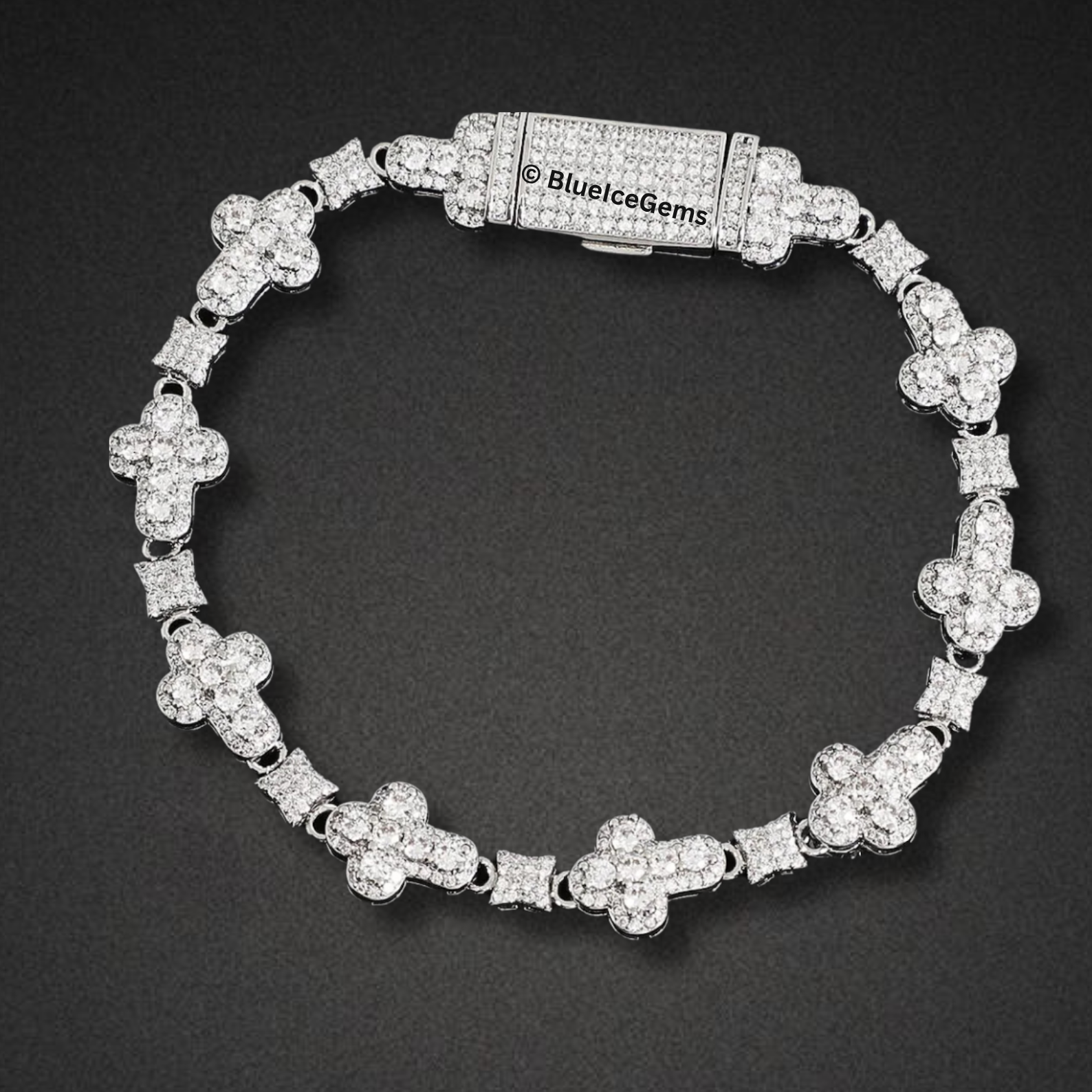"Lucky" Diamond Clover Bracelet