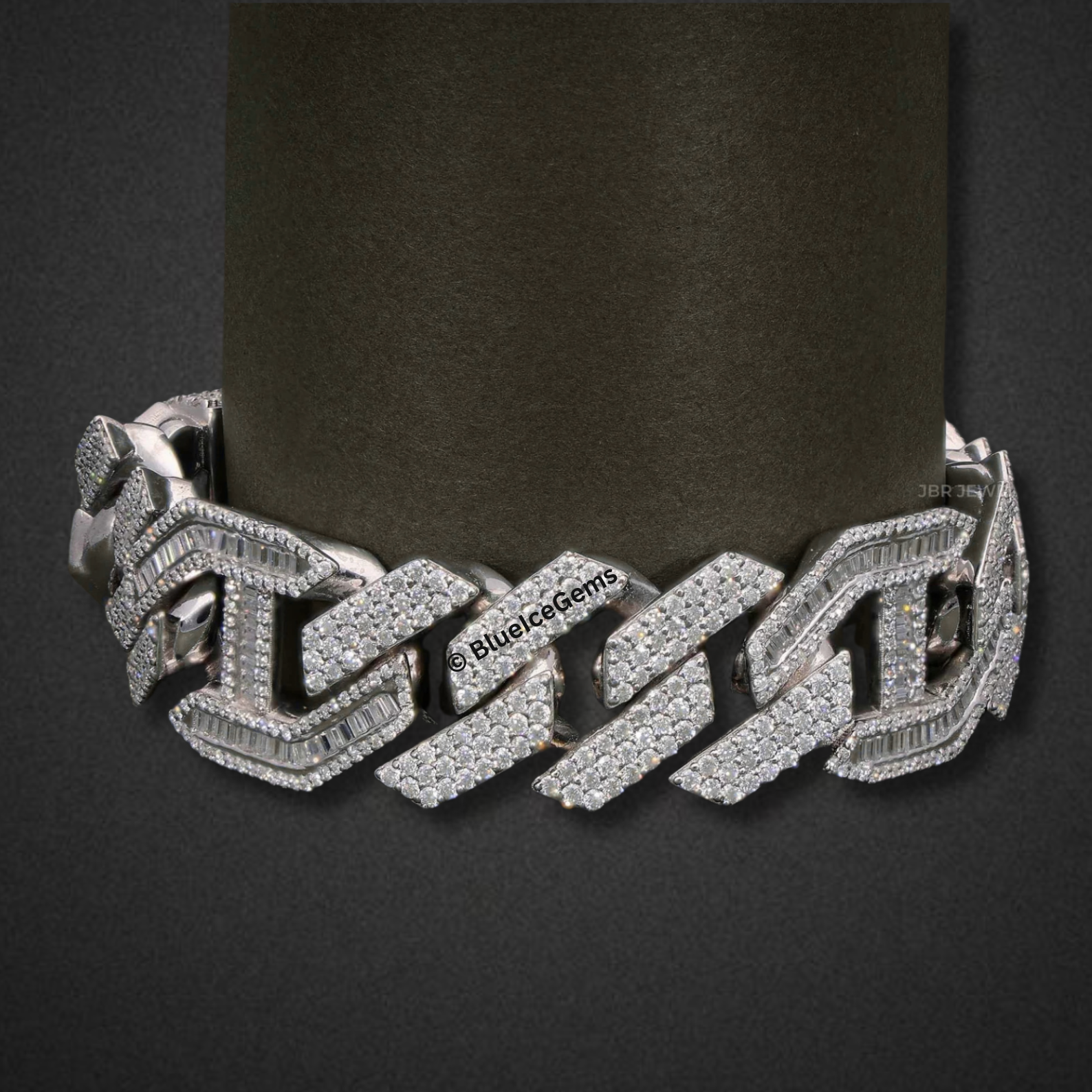 The "Unstoppable" Iced Out Curb Chain Bracelet