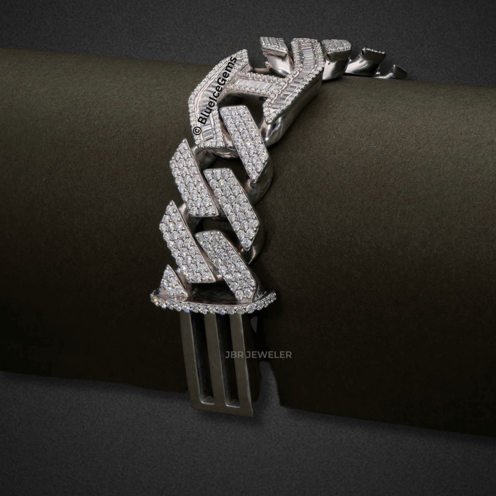 The "Unstoppable" Iced Out Curb Chain Bracelet
