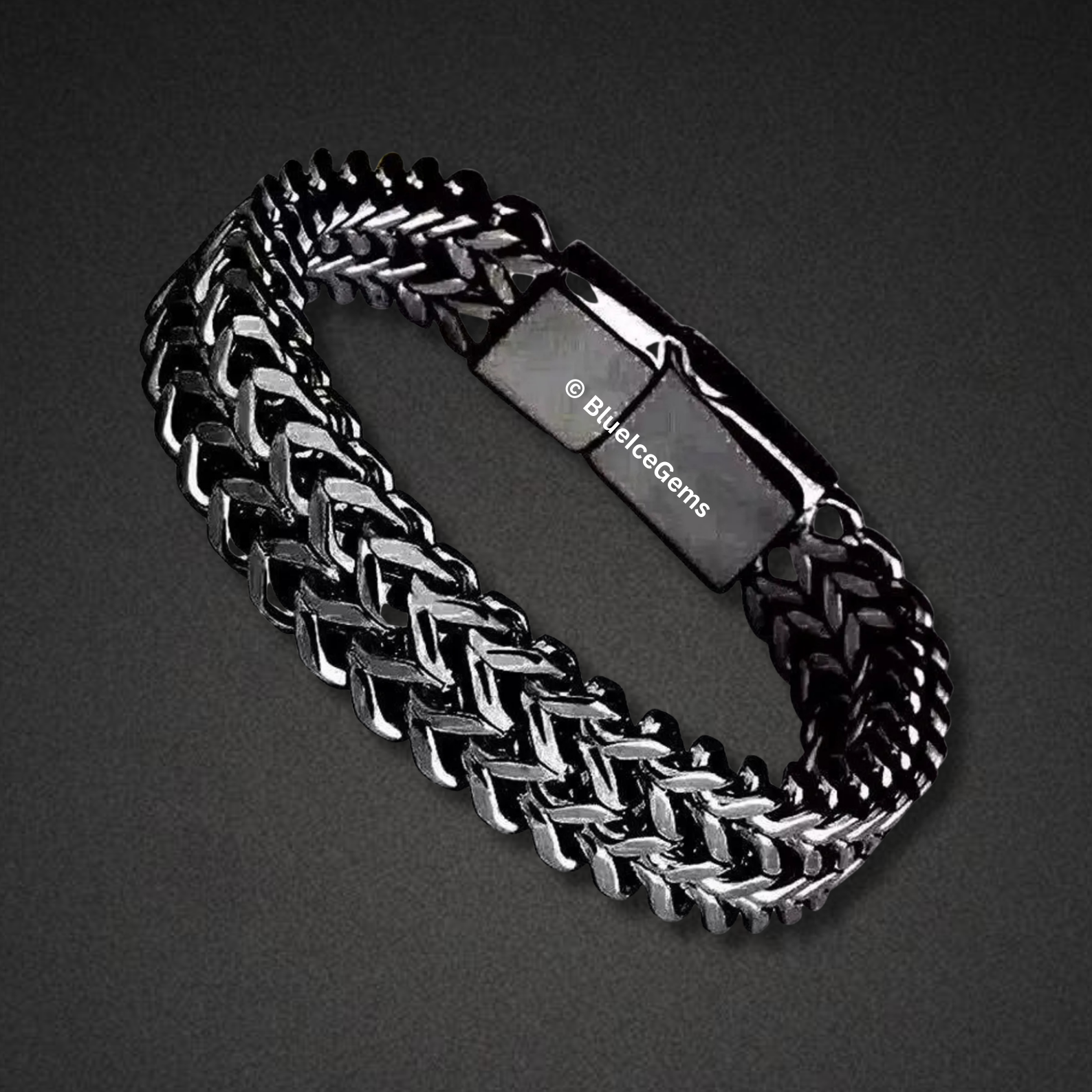 "The Gladiator" Woven Silver Bracelet