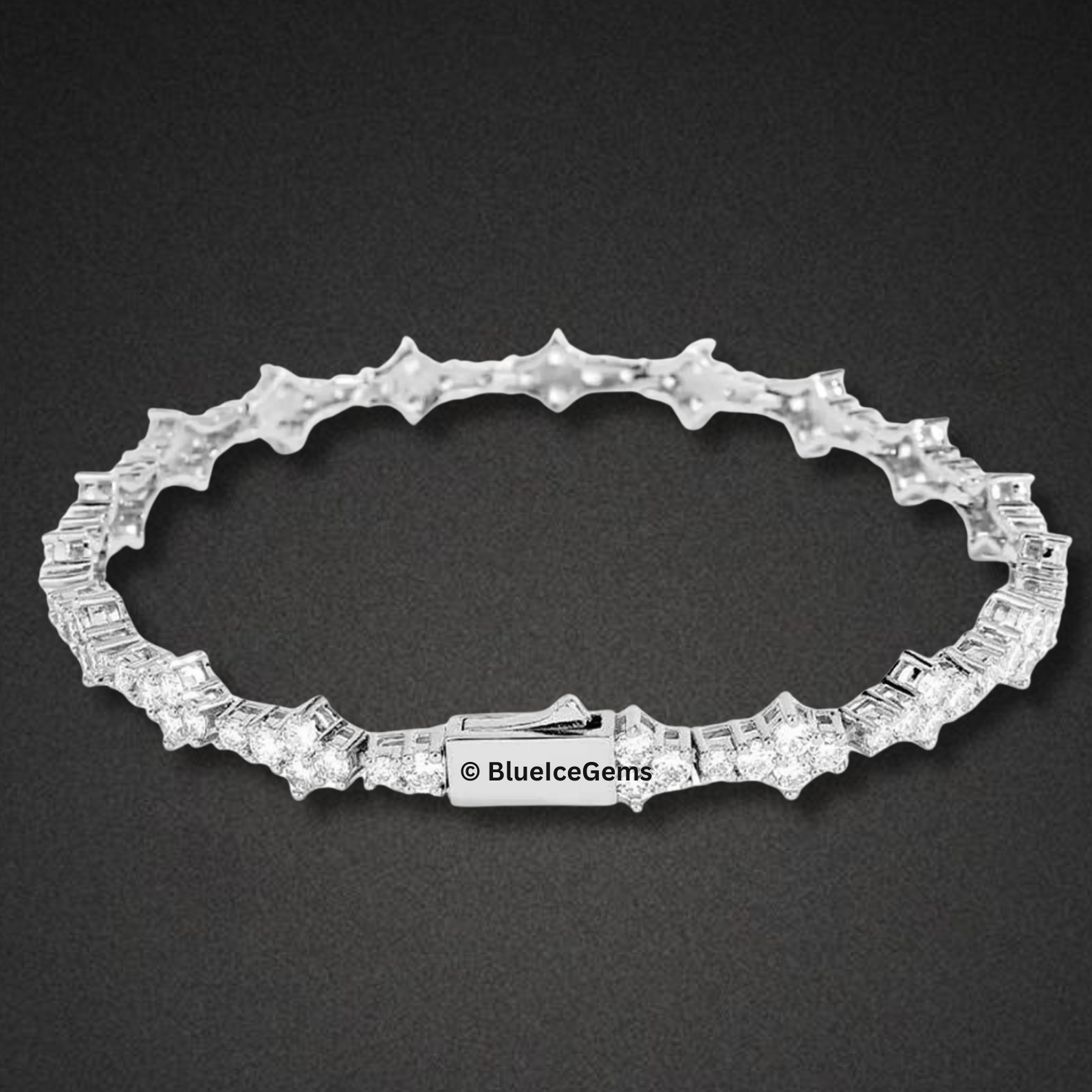 "The Thorn" Iced-Out Diamond Bracelet